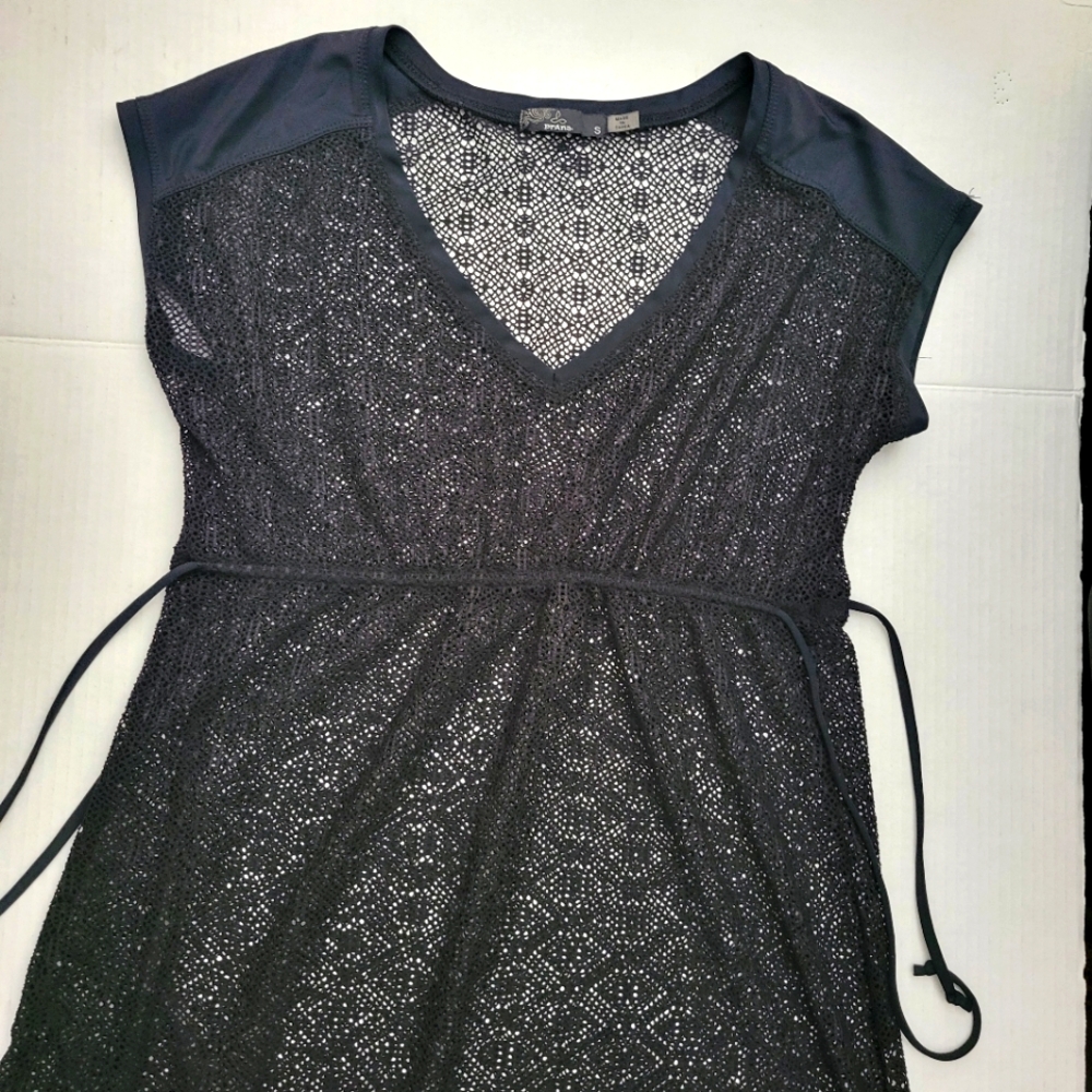 prAna Women's Elliot Crochet Cover Up Dress Beach Wear - Small - Picture 3 of 4